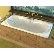 Luxury Suite 71-3/8" Acrylic Air / Whirlpool Bathtub for Drop-In Installations with Center Drain