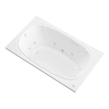 Curacao 71-1/2" Acrylic Air / Whirlpool Bathtub for Drop-In Installations with Left Drain