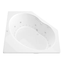 Bonaire 60" Acrylic Air / Whirlpool Bathtub for Drop-In Installations with Center Drain