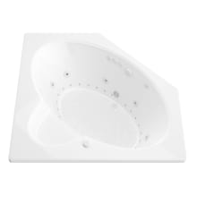 St.Martin 58" Acrylic Air / Whirlpool Bathtub for Drop-In Installations with Center Drain