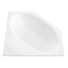 Turks 58" Acrylic Soaking Bathtub for Drop-In Installations with Center Drain