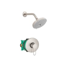 Uno Loop Shower Only Trim with 2.5 GPM Multi Function Shower Head Less Rough In - Engineered in Germany, Limited Lifetime Warranty