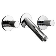 Starck Wall-Mounted Widespread Bathroom Faucet Trim Only Less Valve and Drain Assembly - Engineered in Germany, Limited Lifetime Warranty