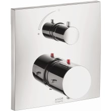 Starck X Thermostatic Valve Trim with Integrated Volume Control Less Valve - Engineered in Germany, Limited Lifetime Warranty