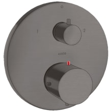 Starck Thermostatic Valve Trim with Integrated Diverter and Volume Controls Less Valve - Engineered in Germany, Limited Lifetime Warranty