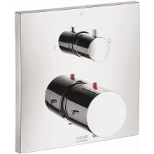 Starck X Thermostatic Valve Trim with Integrated Diverter and Volume Controls Less Valve - Engineered in Germany, Limited Lifetime Warranty