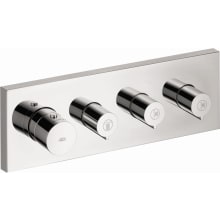 ShowerSolutions Thermostatic Valve Trim with Integrated Volume Control for 3 Applications Less Valve - Engineered in Germany, Limited Lifetime Warranty