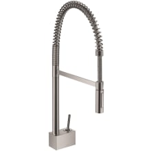 Starck Semi-Pro Kitchen Faucet with Metal Spray Head and Joystick Handle - Engineered in Germany, Lifetime Warranty