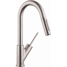 Starck Prep Pull-Down Kitchen Faucet with Magnetic Docking Metal Spray Head and Joystick Handle - Engineered in Germany, Lifetime Warranty