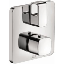 Urquiola Thermostatic Valve Trim with Integrated Diverter and Volume Controls Less Valve - Engineered in Germany, Limited Lifetime Warranty