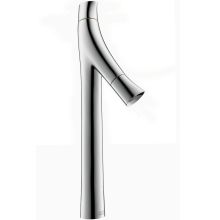 Starck Organic 0.9 GPM Single Hole Tall Vessel Bathroom Faucet Less Drain Assembly - Engineered in Germany, Limited Lifetime Warranty