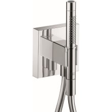 ShowerSolutions 1.75 GPM Multi Function Hand Shower Package with EcoRight - Includes Hose and Wall Supply