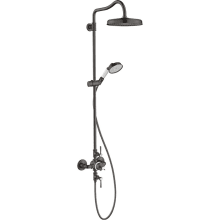 Montreux Thermostatic Exposed Shower System - Includes Shower Head, Hand Shower, Shower Arm, Hose, Valve Trim, and Rough-In Valve - Engineered in Germany, Limited Lifetime Warranty