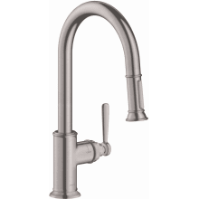 Montreux Single Handle Pull-Down Spray Kitchen Faucet with Toggle Spray Diverter - Engineered in Germany, Limited Lifetime Warranty