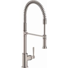 Montreux Single Handle Semi-Pro Kitchen Faucet with Toggle Spray Diverter - Engineered in Germany, Limited Lifetime Warranty