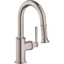 Montreux Single Handle Pull-Down Spray Prep Kitchen Faucet with Toggle Spray Diverter - Engineered in Germany, Limited Lifetime Warranty