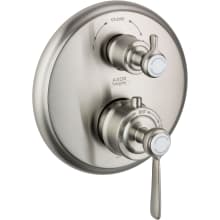 Montreux Thermostatic Valve Trim with Integrated Diverter and Volume Controls Less Valve - Engineered in Germany, Limited Lifetime Warranty