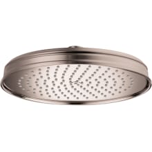 Montreux 2 (GPM) Single Function Rain Shower Head - Engineered in Germany, Limited Lifetime Warranty