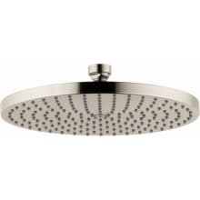 Starck 9.5", 2.5 GPM 1-Jet Rain Shower Head - Engineered in Germany, Limited Lifetime Warranty