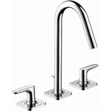 Citterio M 1.2 GPM Widespread Bathroom Faucet with Drain Assembly - Engineered in Germany, Limited Lifetime Warranty
