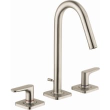 Citterio M 1.2 GPM Widespread Bathroom Faucet with Drain Assembly - Engineered in Germany, Limited Lifetime Warranty