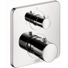 Citterio M Thermostatic Valve Trim with Integrated Diverter and Volume Controls Less Valve - Engineered in Germany, Limited Lifetime Warranty
