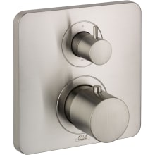 Citterio M Thermostatic Valve Trim with Integrated Diverter and Volume Controls Less Valve - Engineered in Germany, Limited Lifetime Warranty