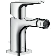 Citterio E 2.2 GPM Single Hole Bidet Faucet with Lever Handle and Pop-up Drain Assembly