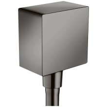 ShowerSolutions Wall Outlet Square with Check Valves - Engineered in Germany, Limited Lifetime Warranty