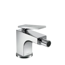 Citterio 1.5 GPM Deck Mount Bidet Faucet with 1 Lever Handle and Pop-Up Drain Assembly