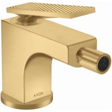 Citterio 1.5 GPM Deck Mount Bidet Faucet with 1 Lever Handle and Pop-Up Drain Assembly
