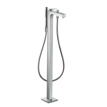Citterio Floor Mounted Tub Filler with Built-In Diverter and Included Hand Shower - Less Rough-In