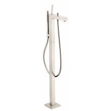 Citterio Floor Mounted Tub Filler with Built-In Diverter and Joystick Handle wity Hand Shower - Engineered in Germany, Limited Lifetime Warranty