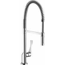 Citterio Semi-Pro Kitchen Faucet with Metal Spray Head and Forward Rotating Handle - Engineered in Germany, Limited Lifetime Warranty