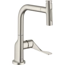 Citterio 1.75 GPM 2-Spray Pull Out Kitchen Faucet with Select On/Off Push Button and sBox Hose Guidance - Engineered in Germany, Limited Lifetime Warranty