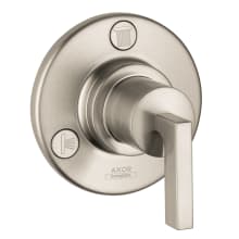 Citterio Diverter Valve Trim Trio / Quattro with Metal Lever Handle Less Valve - Engineered in Germany, Limited Lifetime Warranty