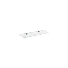 Citterio 24 3/4" Glass Shelf with Frosted Glass and Brass Mounting Hardware - Engineered in Germany, Limited Lifetime Warranty