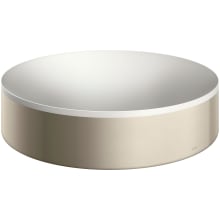 Suite Sinks 15-3/4" Circular Solid Surface Vessel Bathroom Sink