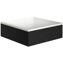 AXOR Suite Sinks 11-1/4" Square Solid Surface Vessel Bathroom Sink