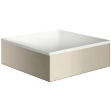 Suite Sinks 11-1/4" Square Solid Surface Vessel Bathroom Sink