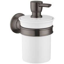 Montreux Soap / Lotion Dispenser Porcelain Wall Mounted with 8oz Capacity - Engineered in Germany, Limited Lifetime Warranty