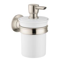 Montreux Soap / Lotion Dispenser Porcelain Wall Mounted with 8oz Capacity - Engineered in Germany, Limited Lifetime Warranty