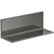Universal Rectangular 12" Metal Bathroom Shelf