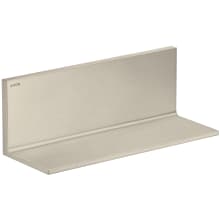 Universal Rectangular 12" Metal Bathroom Shelf