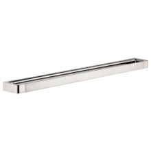 Universal SoftSquare 35-1/4" Towel Bar and Rail for Bathroom Accessories - Engineered in Germany, Limited Lifetime Warranty
