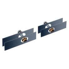 Universal SoftSquare Mounting Set for Two Sided Glass Installation - Engineered in Germany, Limited Lifetime Warranty