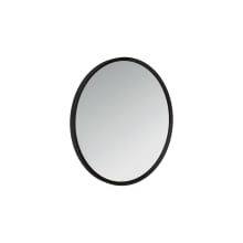 Universal Circular 23-5/8" x 23-5/8" Framed Bathroom Mirror