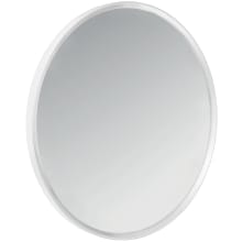 Universal Circular 23-5/8" Diameter Modern Circular Metal Framed Bathroom Wall Mirror