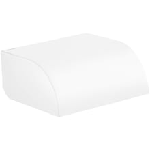 Universal Circular Wall Mounted Euro Toilet Paper Holder with Cover