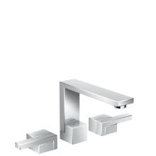 Edge 1.2 GPM Widespread Bathroom Faucet 130 Less Drain Assembly - Engineered in Germany, Limited Lifetime Warranty